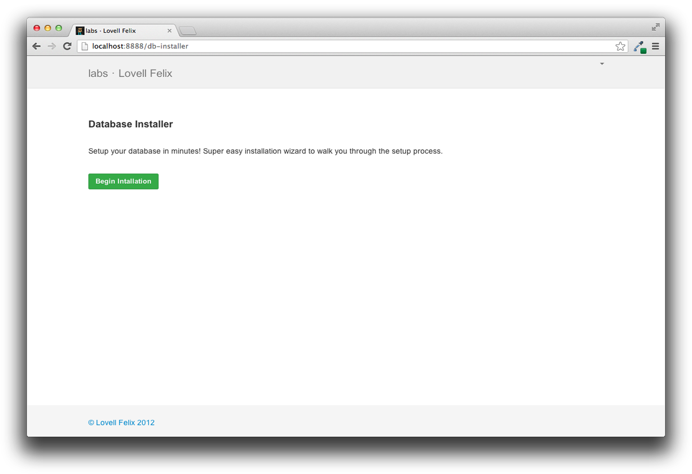 Database Installer